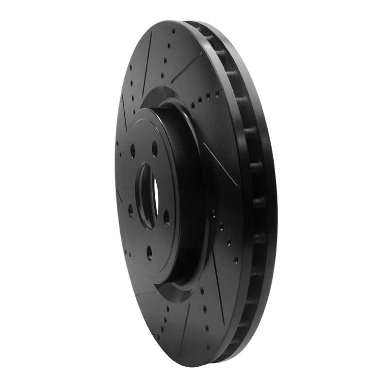 DFC D&S Black Brake Rotor (FRONT LEFT): Dodge Durango (12-25)