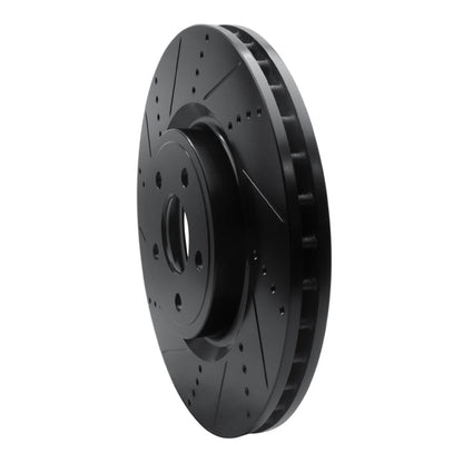 DFC D&S Black Brake Rotor (FRONT LEFT): Dodge Durango (12-25)