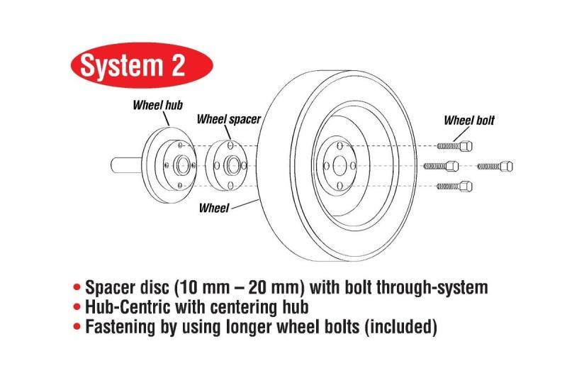 Eibach Pro-Spacer System 25mm Spacer - 2015 Ford Mustang Ecoboost / V6 / GT