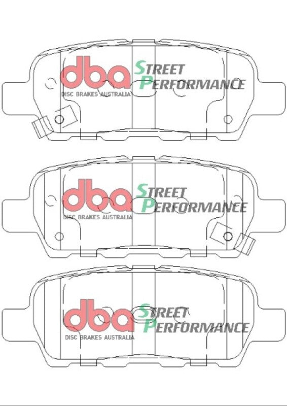 DBA SP500 Rear Street Performance Brake Pads | Nissan Sentra (07-13) (DB1509SP)