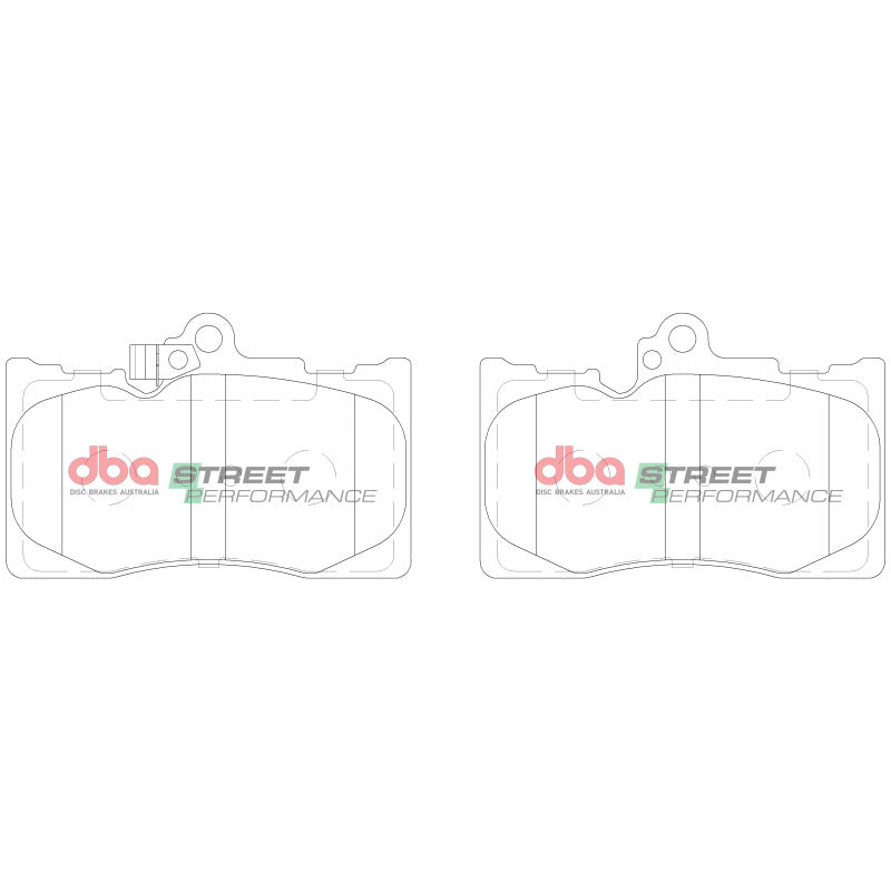 DBA Front Street Performance Brake Pads | Lexus GS200t (16-18) (DB2255SP)