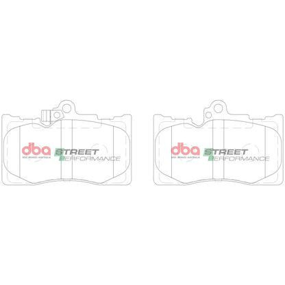 DBA Front Street Performance Brake Pads | Lexus GS200t (16-18) (DB2255SP)