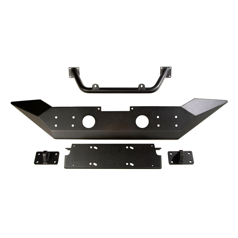 Rugged Ridge 11548.41 Spartan Front Bumper With Overrider For Jeep Wrangler