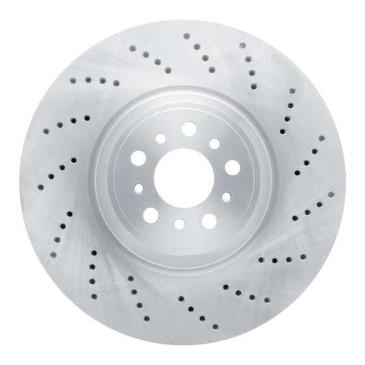 DFC 21-25 M3 R Front Drilled Rotor | BMW M2 (620-31193D)