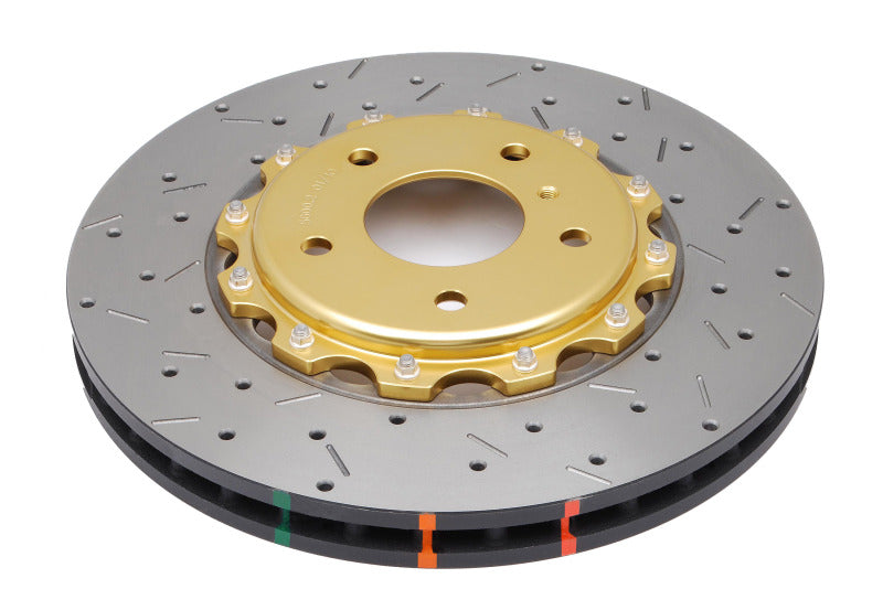 DBA 5000XS 2-Pc D&S Rotor w/ Brembo Gold Hat | Nissan 350Z/Infiniti G35 (03-07) (DBA5600GLDXS)