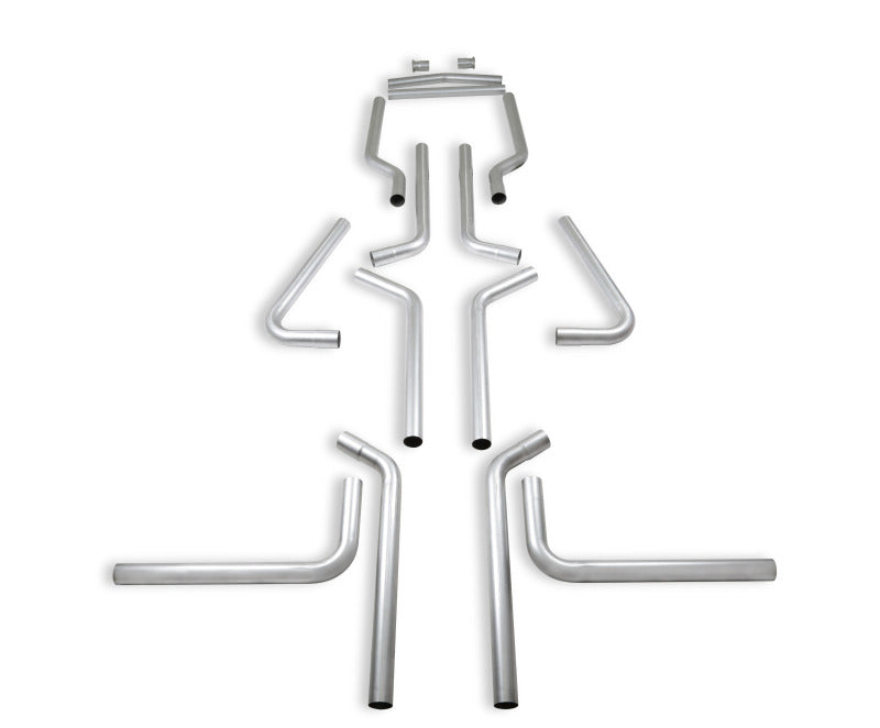 Flowmaster U-Fit 2.50 in. Aluminized Steel Dual Kit For Universal (15936)