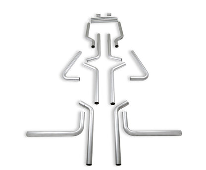 Flowmaster U-Fit 2.50 in. Aluminized Steel Dual Kit For Universal (15936)
