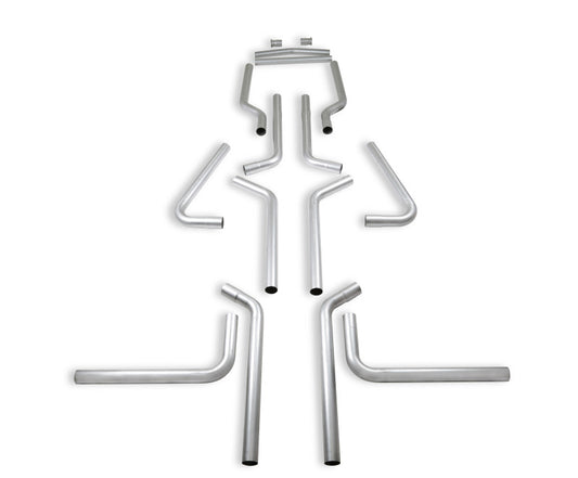 Flowmaster U-Fit 2.50 in. Aluminized Steel Dual Kit For Universal (15936)