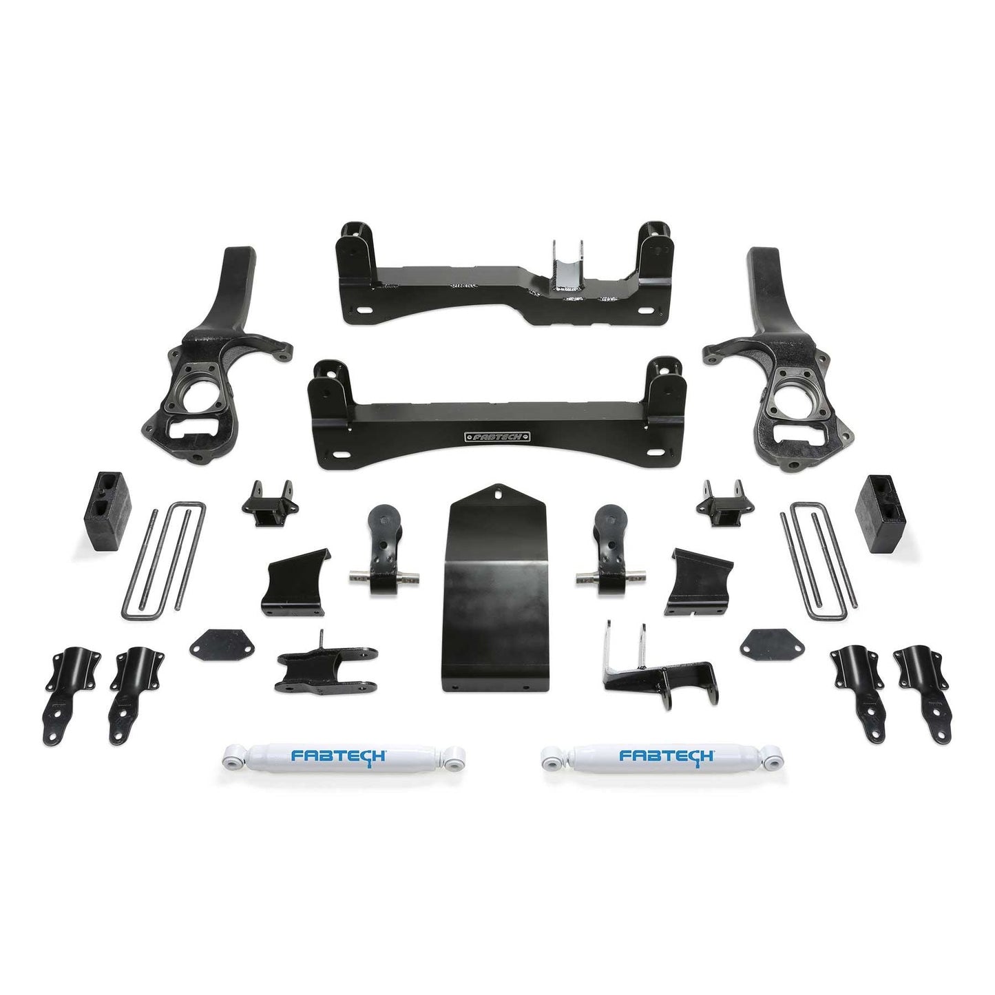 Fabtech 4" Basic Suspension System w/ Performance Shocks | GM C/K1500 Pickup (19-22) w/ Trail Boss/AT4 Package (K1136)