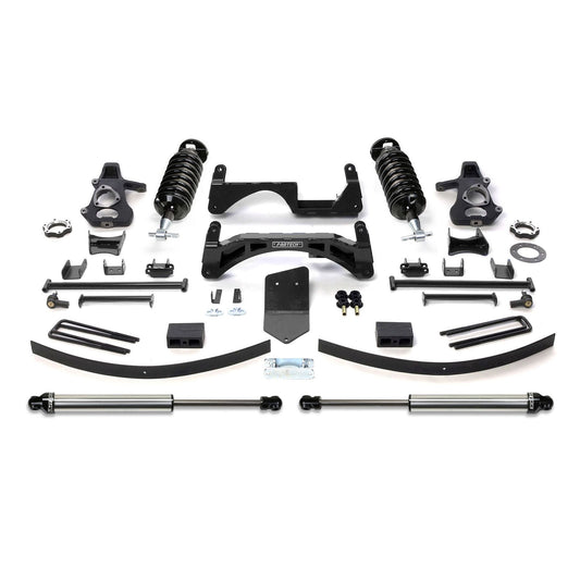 Fabtech 6" Performance System w/ DLSS 4.0 Coil Overs & Rear DLSS | GM K1500 Pickup 4WD (07-13) w/o Autoride (K1026DL)