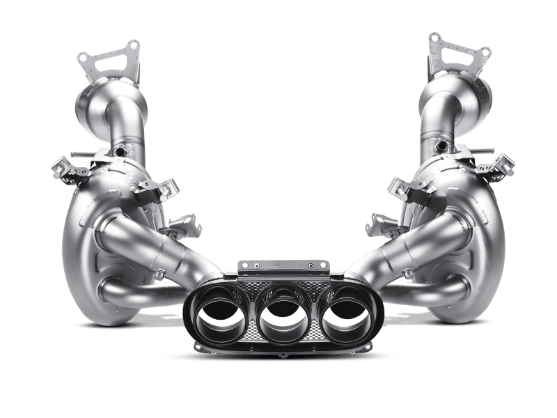Akrapovic 10-15 Ferrari 458 Italia/458 Spyder Slip-On Line (Titanium) w/ Carbon Tips