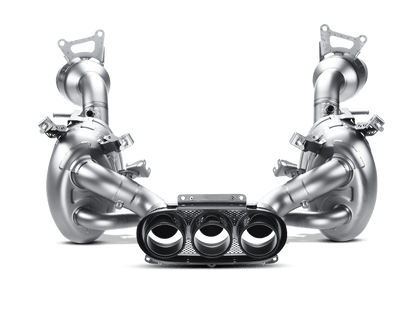 Akrapovic 10-15 Ferrari 458 Italia/458 Spyder Slip-On Line (Titanium) w/ Carbon Tips