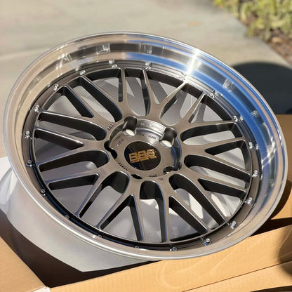 BBS LM 20x9 +42, 20x12 +72 5x130 Diamond Black (SET)