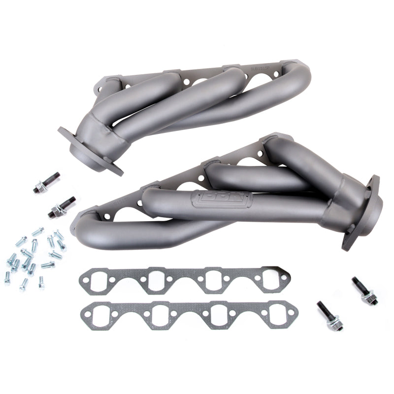 BBK Shorty Unequal Length Exhaust Headers | Ford Mustang 79-93 (1-5/8 Titanium Ceramic) (1515)