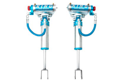 King Shocks 2.5 Performance Front & Rear Reservoir Adjustable Shocks Set - 2011-2026 GMC Sierra 3500 HD 4WD