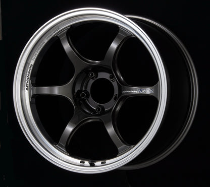 Advan RG-D2 Machining/Black Gunmetallic | 18x10.5" +15mm | 5x114.3mm Wheels