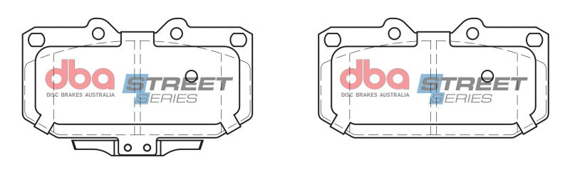 DBA Front Street Series Brake Pads | Subaru Impreza WRX (06-07) (DB1170SS)