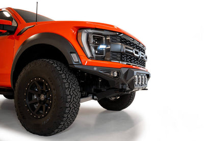 Addictive Desert Designs 2021+ Ford Raptor Bomber Front Bumper w/ 4 Rigid 360 6in Light Mounts