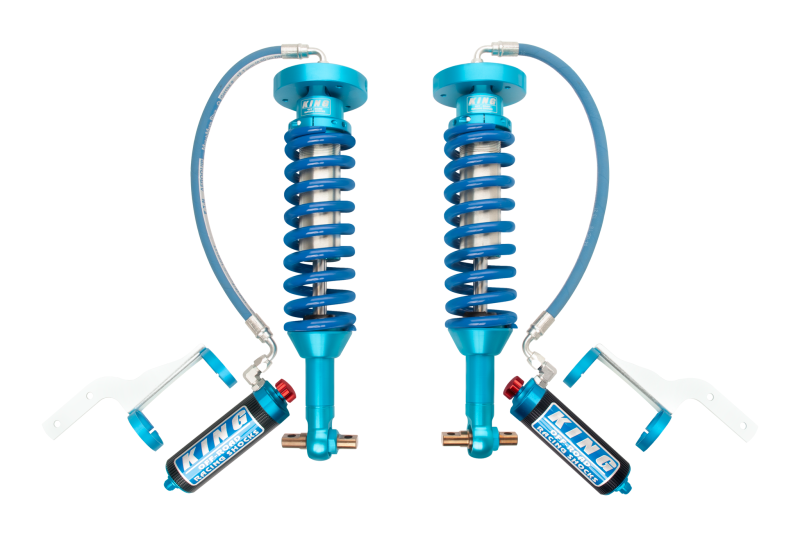 King Shocks 2.5 Performance Coilovers w/ Remote Reservoir Adjustable Shocks Set w/0-3" lift - 2014-2024 Ford Expedition 4WD