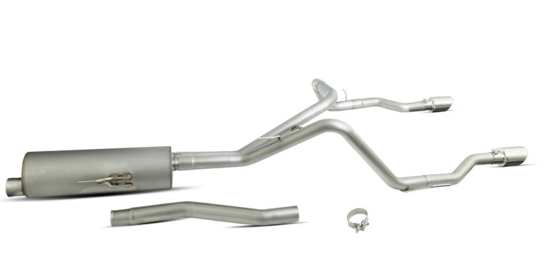 Gibson 3in/2.5in Dual Split Cat-Back Exhaust | Jeep Gladiator JT Rubicon (20-22) (617410)