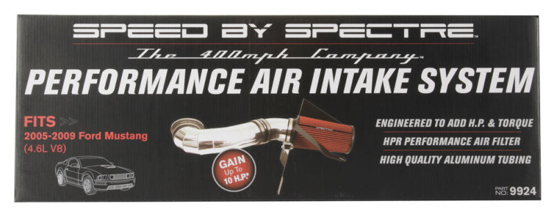 Spectre 05-09 Ford Mustang GT V8-4.6L F/I Air Intake Kit | Mustang GT (9924)