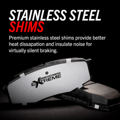 Power Stop Rear Z26 Extreme Street Brake Pads w/Hardware | 2003-2005 Infiniti G35 (Z26-961)