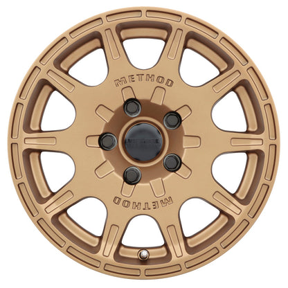 (set of 4) Method MR502 VT-Spec Bronze | 15x7" +15mm | 5x100mm Wheel