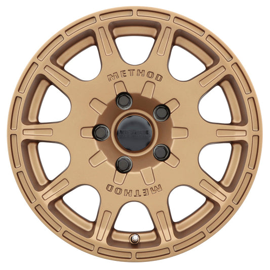 (set of 4) Method MR502 VT-Spec Bronze | 15x7" +15mm | 5x100mm Wheel
