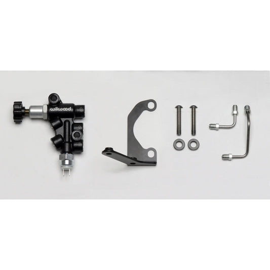 Wilwood Mounting Bracket Kit with Combination Proportioning Valve - Wilwood Tandem Master Cylinder