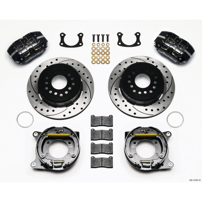 Wilwood Engineering P/S Rear Brake Kit New Big Ford Drilled 2.5"
