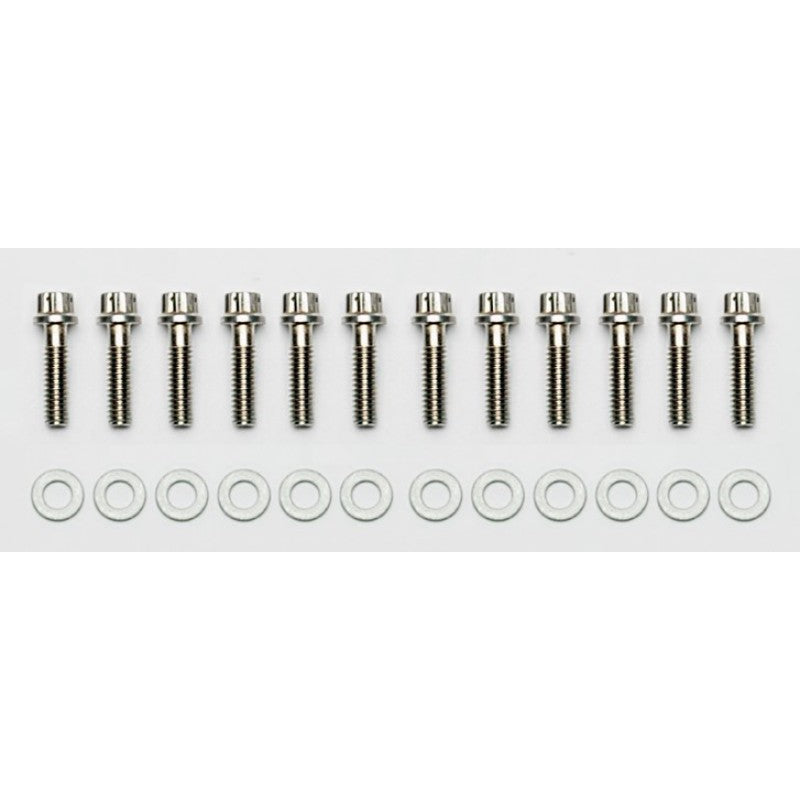 Wilwood Stainless Steel Rotor Bolt Kit - For GT Hats - (12) 1/4"-20 x 1.00"
