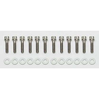 Wilwood Stainless Steel Rotor Bolt Kit - For GT Hats - (12) 1/4"-20 x 1.00"