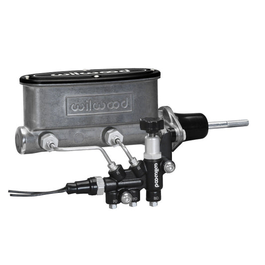 Wilwood Aluminum Tandem M/C Kit with Bracket and Valve .938" Bore