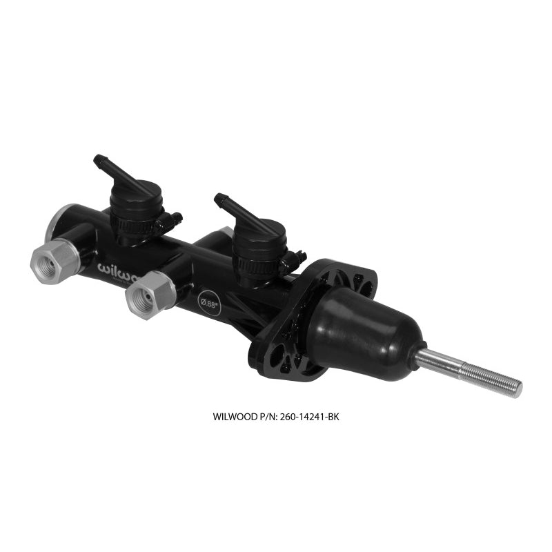 Wilwood Engineering Tandem M/C Remote Mnt 7/8" Bore Black