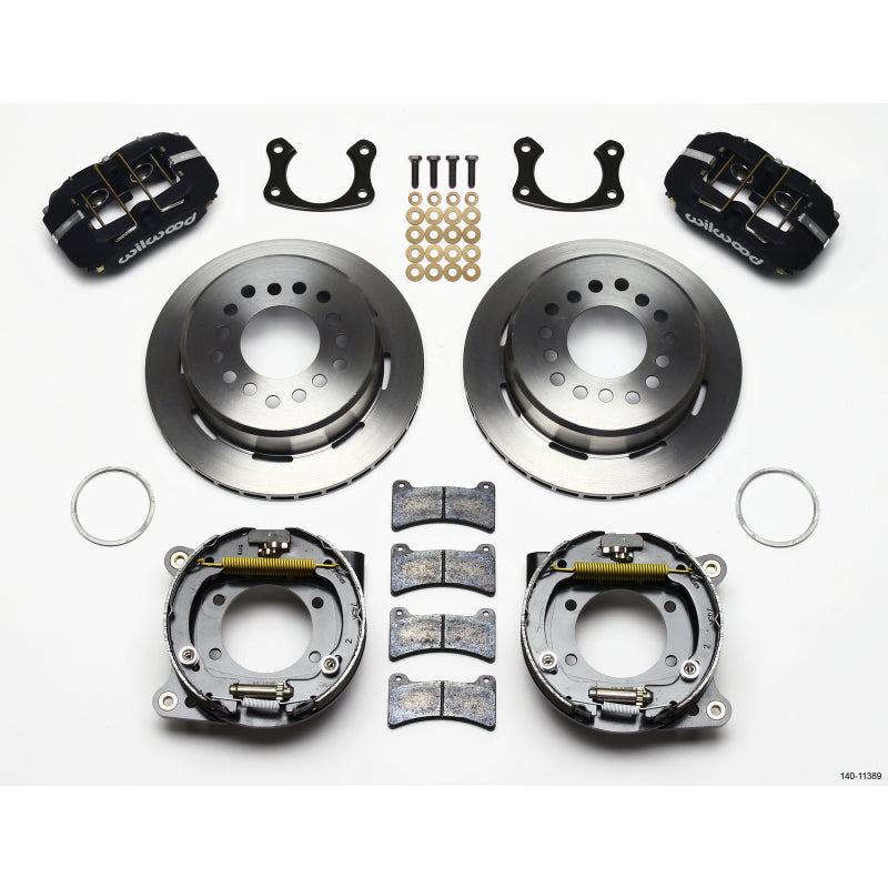 Wilwood Dynapro Low-Profile Rear Parking Brake Kit - Black - Big Ford
