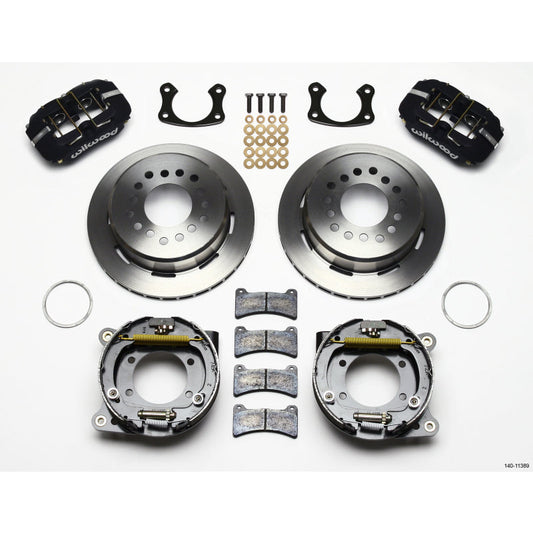 Wilwood Dynapro Low-Profile Rear Parking Brake Kit - Black - Big Ford