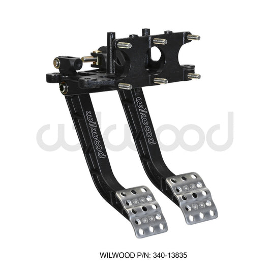 Wilwood Reverse Mount Triple Master Cylinder Pedal Assembly (5.1:1 Ratio)