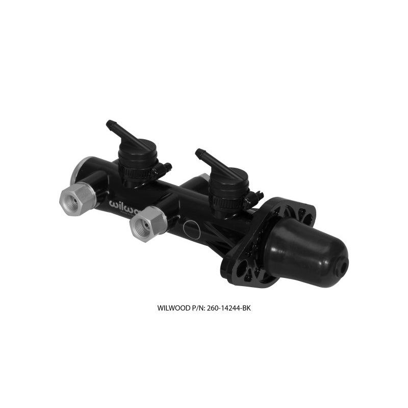 Wilwood Tandem M/C Remote Mount 1.125" Bore Black