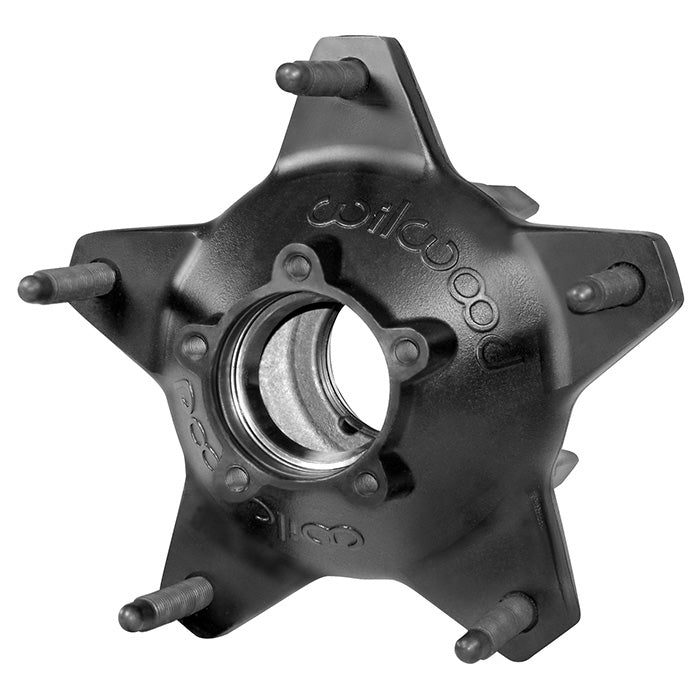Wilwood Starlite 55 Wide 5 Rear Hub - Long Stud - 5-Bolt Drive - Direct Mount - Black