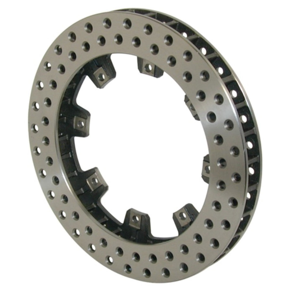 Wilwood Ultralite 32 Vane Drilled Rotor - 11.75" Diameter - .810" Width - 8 x 7.00" Bolt Circle - .325" Hole Type - 8.34" Far Side I.D. - 6.38" Lug I.D. - 7.2 lbs.