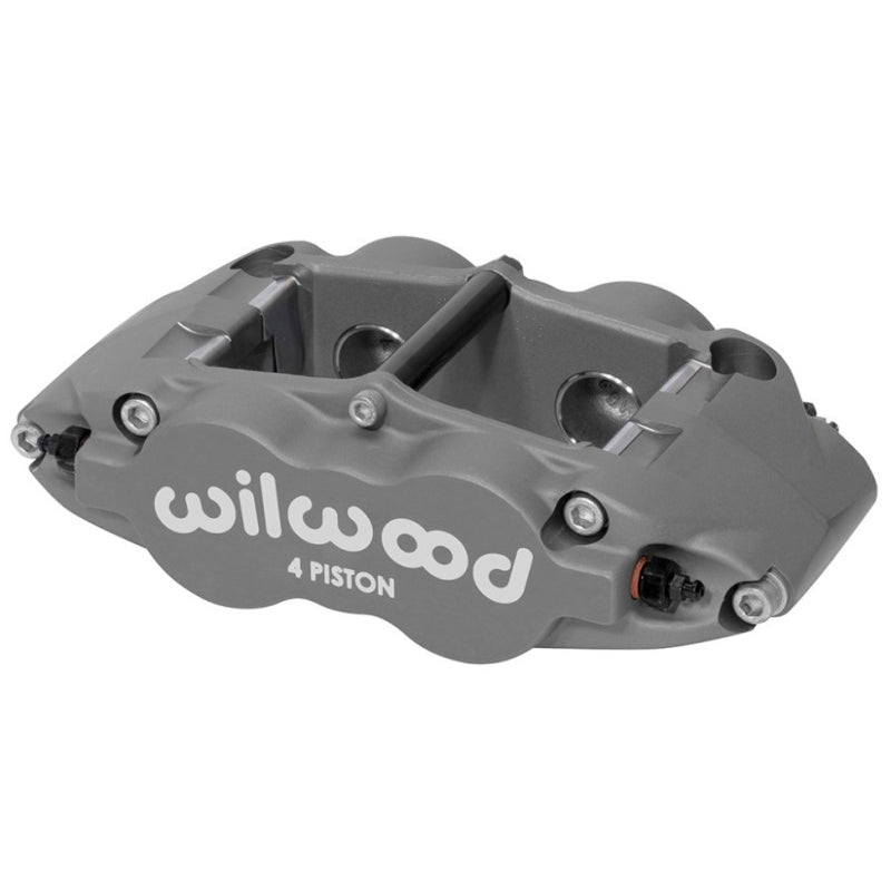 Wilwood Superlite Brake Caliper - Passenger Side - 4 Piston - Aluminum - Gray - 14.00" OD x 1.250" Thick Rotor - 5.98" Radial Mount