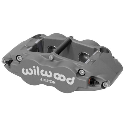 Wilwood Superlite Brake Caliper - Passenger Side - 4 Piston - Aluminum - Gray - 14.00" OD x 1.250" Thick Rotor - 5.98" Radial Mount