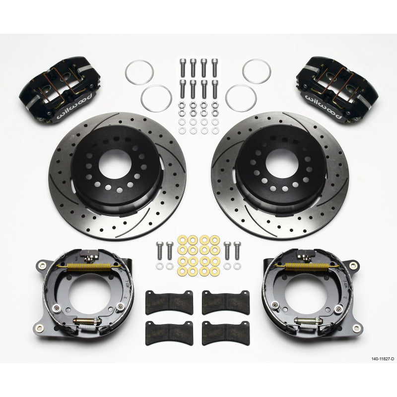Wilwood Rear Brake Kit GM w/ Parking Brake Drilled