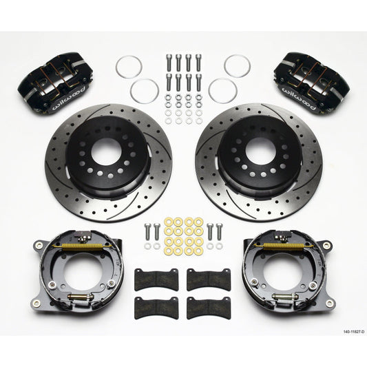 Wilwood Rear Brake Kit GM w/ Parking Brake Drilled