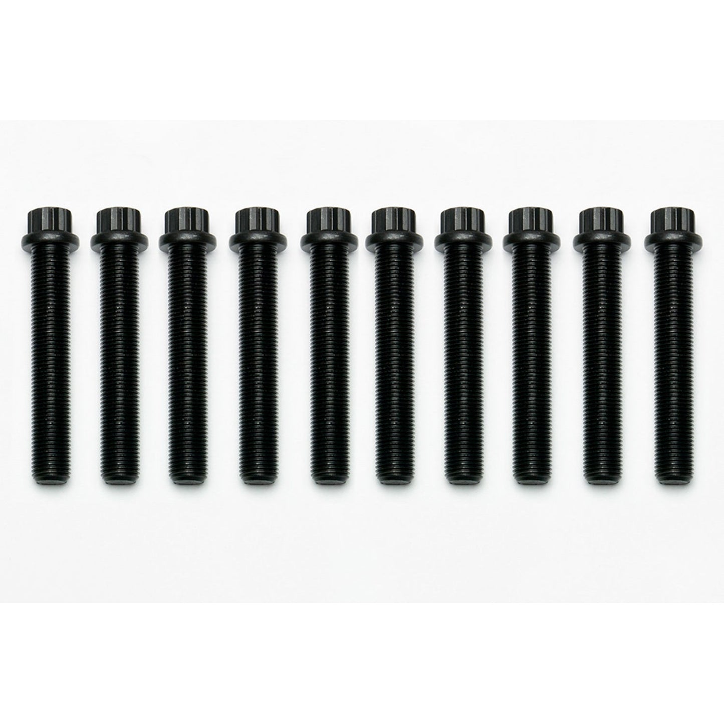 Wilwood Wheel Stud - 1/2-20 in Thread - 3 in Long - 12 Point Head - Black Oxide (Set of 10)