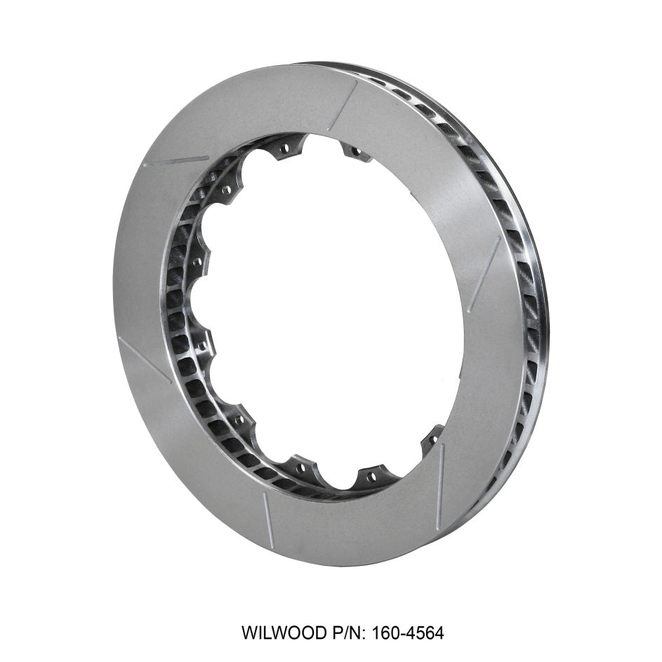 Wilwood GT 48 Curved Vane Rotor - 12.90" Diameter - 12 x 8.75" Bolt Circle (Thru Bolt) - 1.25" Rotor Thickness - RH - 11.7 lbs.