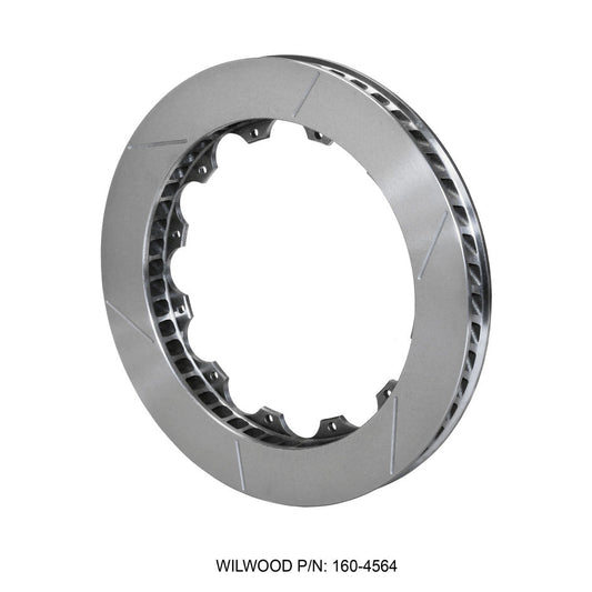 Wilwood GT 48 Curved Vane Rotor - 12.90" Diameter - 12 x 8.75" Bolt Circle (Thru Bolt) - 1.25" Rotor Thickness - RH - 11.7 lbs.