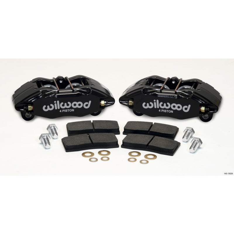 Wilwood Forged DHPA DynaPro Honda/Acura Caliper & Pad Kit - Black - 5.51" Lug Mount - 1.62" Pistons - .83" Rotor Width
