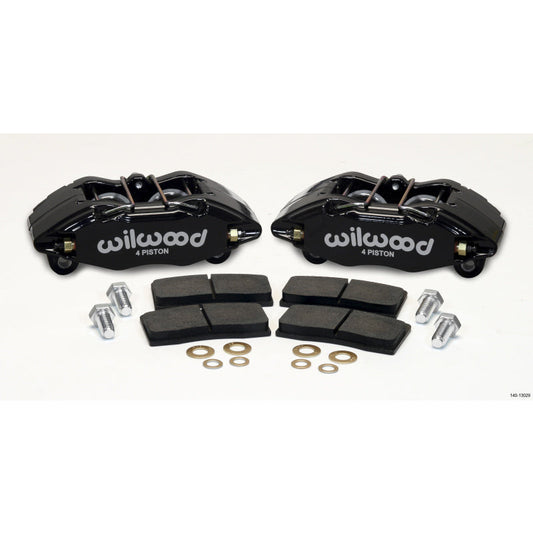 Wilwood Forged DHPA DynaPro Honda/Acura Caliper & Pad Kit - Black - 5.51" Lug Mount - 1.62" Pistons - .83" Rotor Width