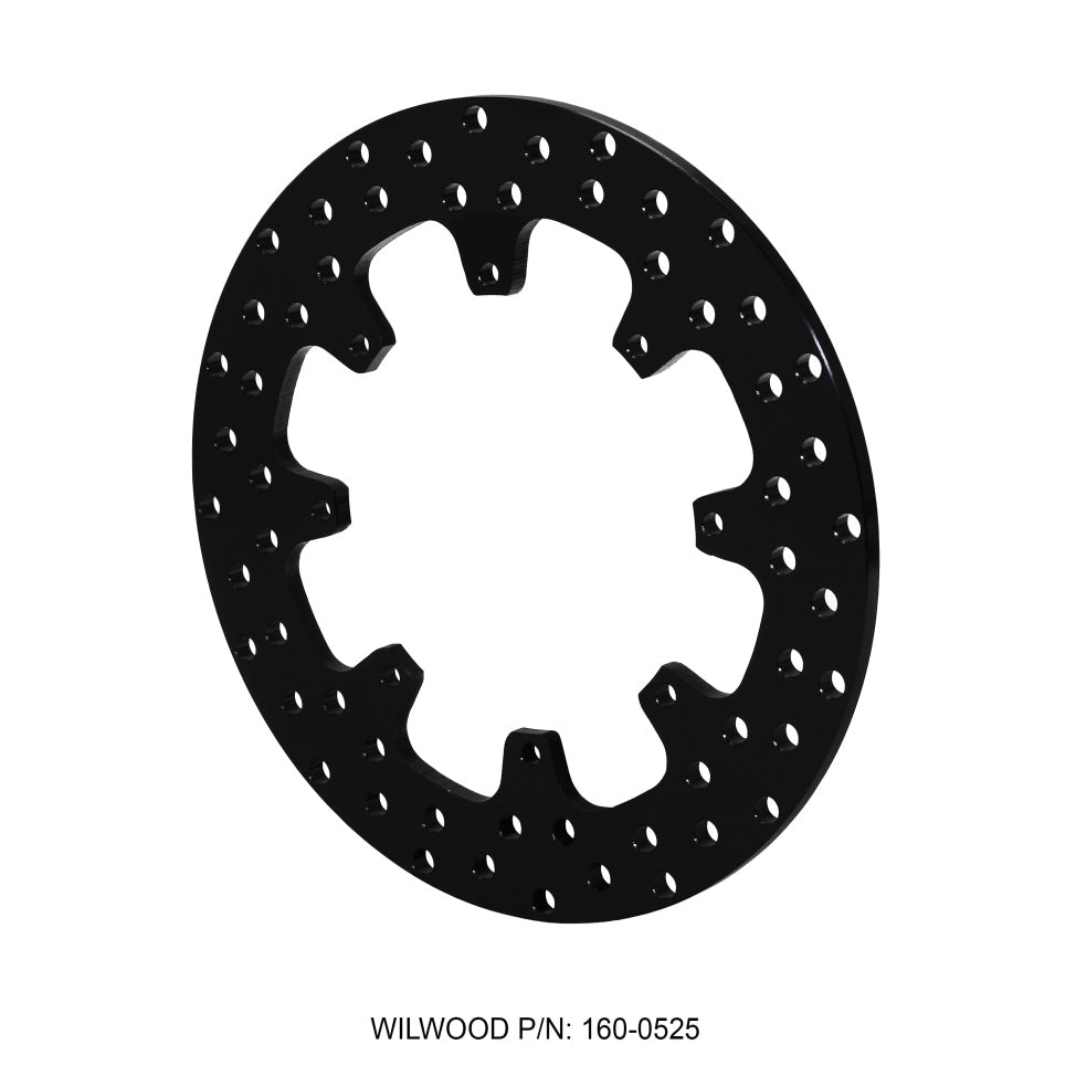 Wilwood Drilled Steel Rotor - 8 Bolt - .350" Diameter - 12" Diameter x 7" - .328" Hole - 5.5 lbs.